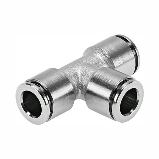 GAV Pu Nickel Plated T- Connector 6mm